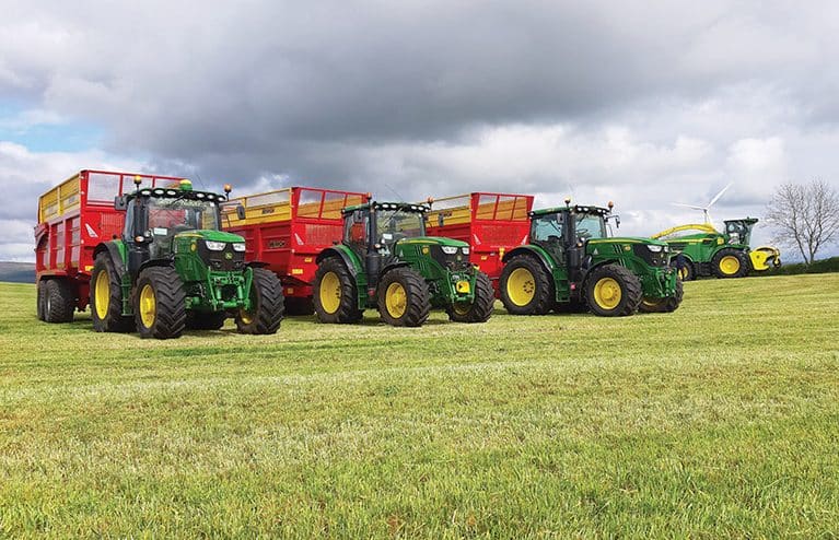 DJ McKay & Son machinery/fleet (photo: Irish Tractor & Agri magazine)