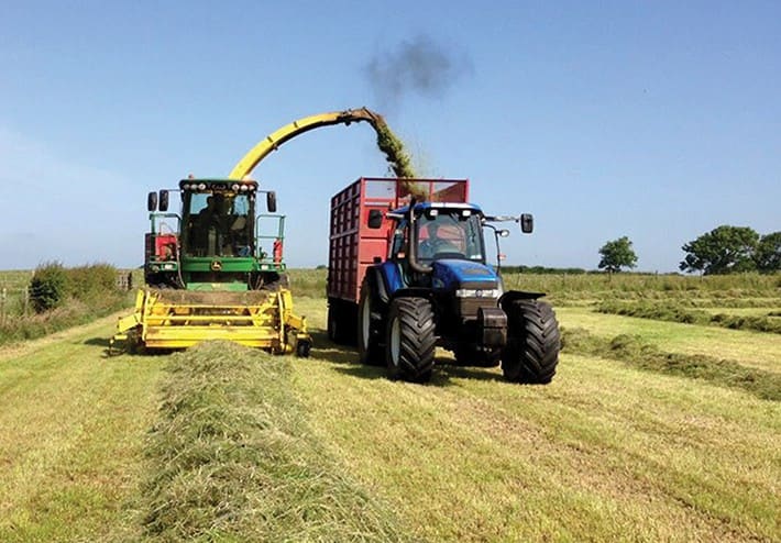 Lyons Contracts machinery featured in the Irish Tractor & Agri profile (industry-press photo of the business).