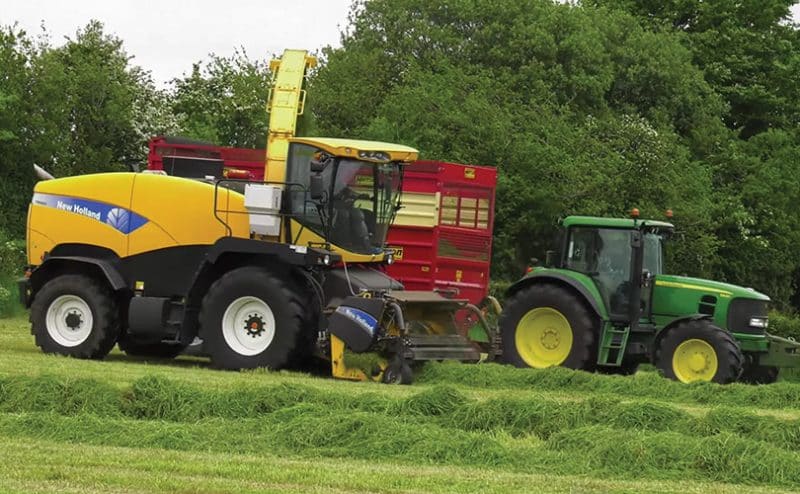McClean Contracts fleet featured in the Irish Tractor & Agri profile (industry-press photo of the business).