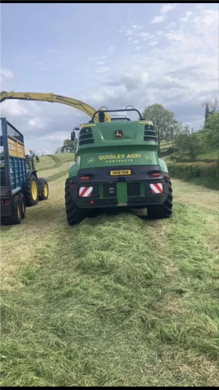Ryan Quigley Contracts machinery at work